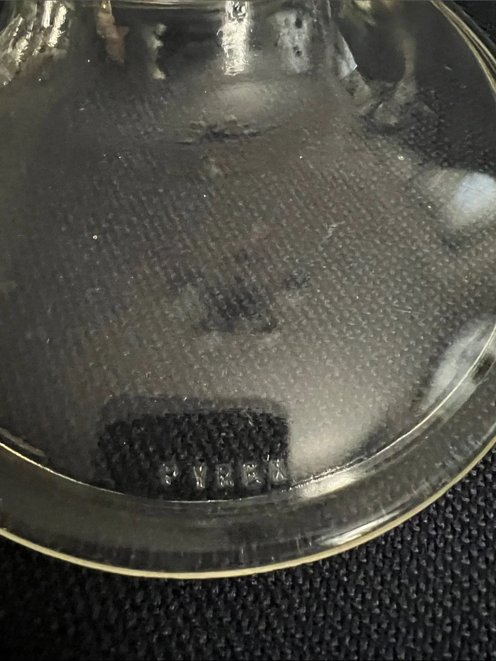 Pyrex clear glass